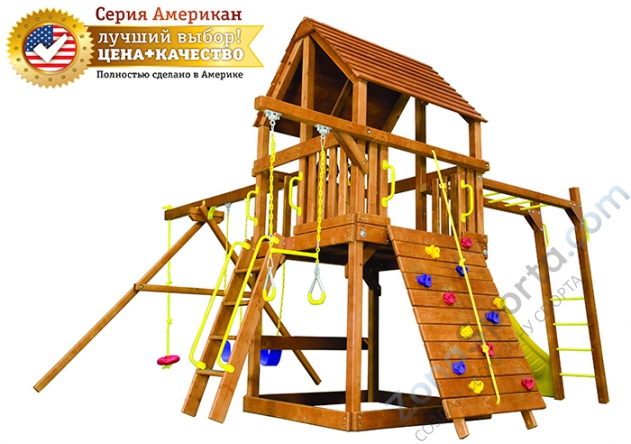 Игровая площадка Rainbow Play Systems Американ Клубхаус III (American Clubhouse Package III WR)