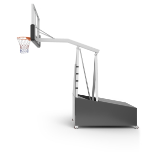 Баскетбольная стойка Unix Line B-Stand-TG PRO 72x42 R45 H120-305 см