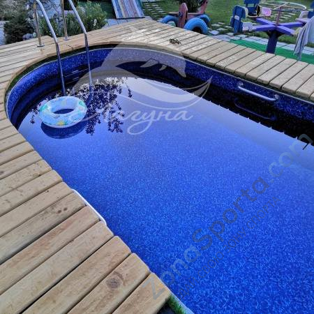 Бассейн Лагуна ТМ248 овальный вкапываемый 6,4 х 3,05 х 1,25 м