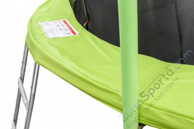 Батут Alpin 4,90 м с защитной сеткой и лестницей