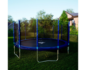 Батут DFC Trampoline Fitness с сеткой 16ft Синий