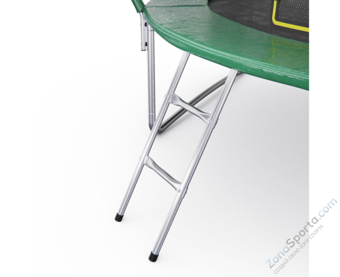 Батут DFC UltraSport 10 ft с внутренней сеткой / лестница в комплекте