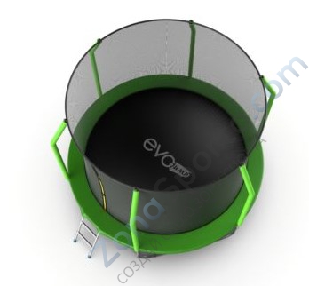 Батут Evo Jump Cosmo 10ft (Green) с нижней сетью