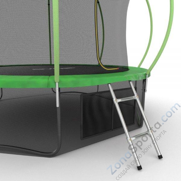 Батут Evo Jump Internal 12ft (Green) с нижней сетью