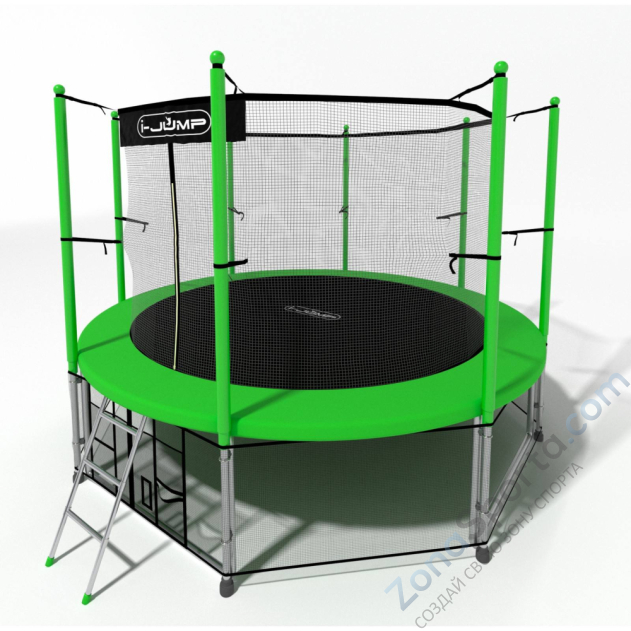 Батут i-Jump Classic 14ft green