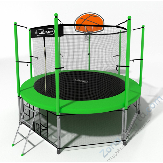 Батут i-Jump Basket 16ft green
