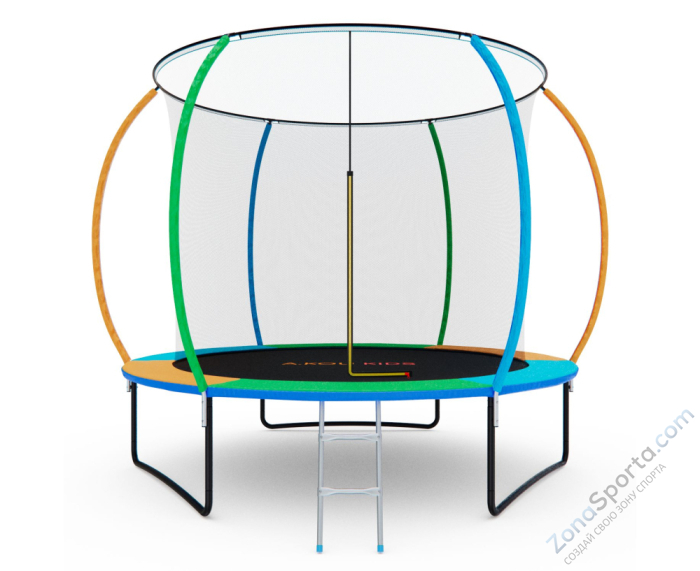 Батут с сеткой DFC A.KOU Kids 10ft с лестницей