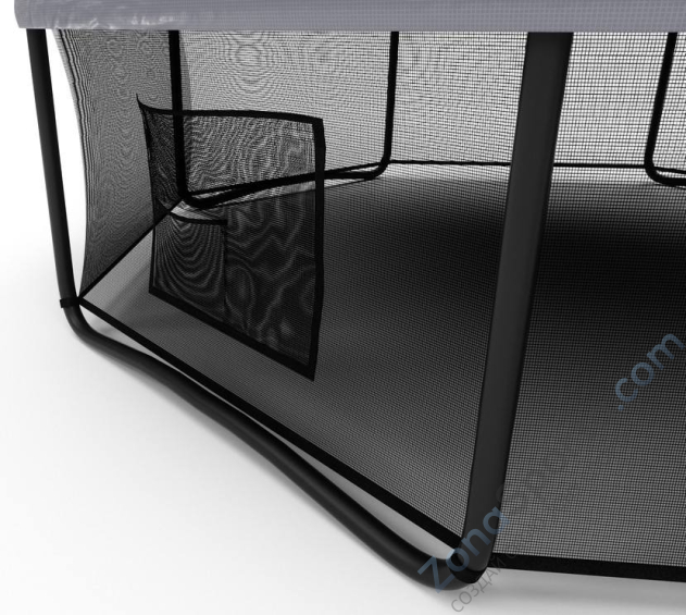 Батут Triumph Nord Премиальный Серый/Оранжевый 244 см