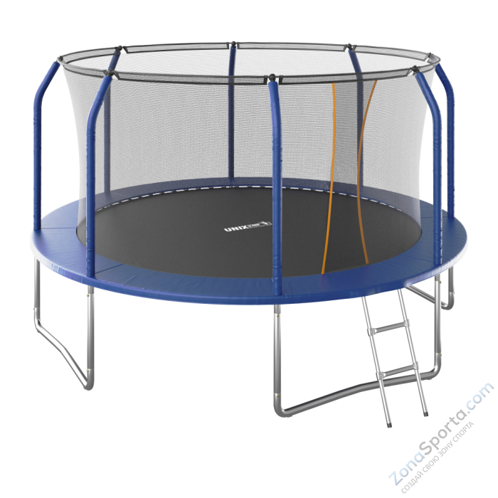 Батут Unix Line Supreme Basic 12 ft (blue)