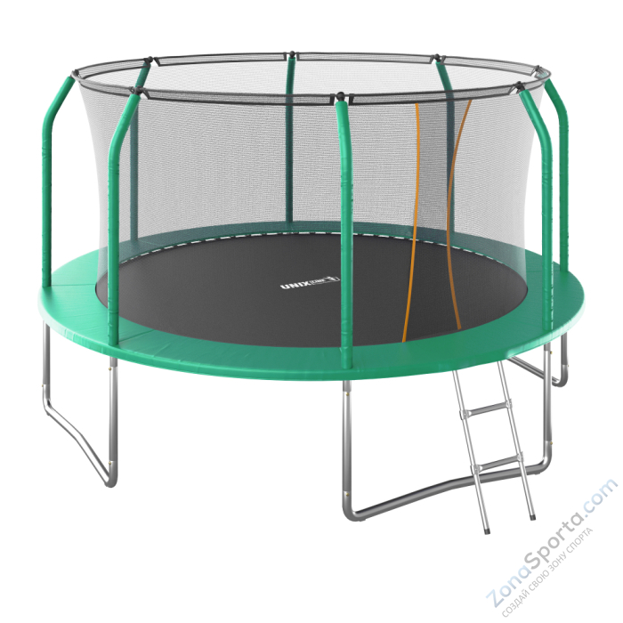 Батут Unix Line Supreme Basic 12 ft (green)