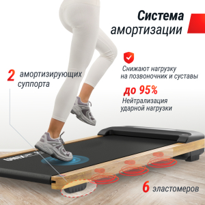 Беговая дорожка Unix Fit Wood Way 3.0