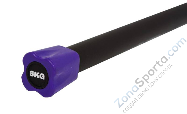 Бодибар FT 6 кг пурпурный наконечник Original FitTools FT-BDB-6