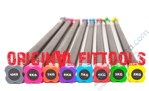 Бодибар FT 6 кг пурпурный наконечник Original FitTools FT-BDB-6