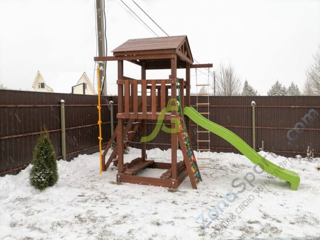 Деревянная детская площадка для дачи Igragrad Панда Фани Tower