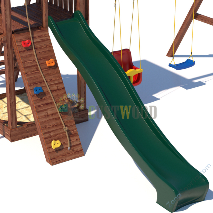 Детская деревянная игровая площадка для улицы дачи CustWood Active 6