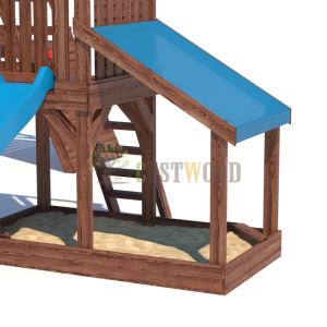 Детская деревянная игровая площадка для улицы дачи CustWood Scout SC12