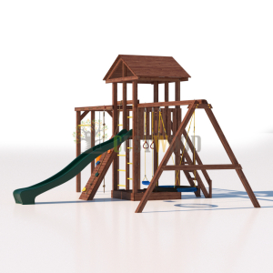 Детская деревянная игровая площадка для улицы дачи CustWood Active 5