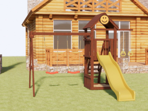 Детская деревянная площадка Smile Mini ladder