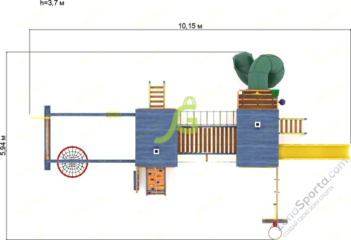 Детская площадка IgraGrad Шато Sun (мод.1)