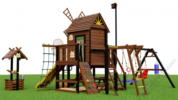 Детская площадка Мельница Marvill 3 игровой колодец Reverso