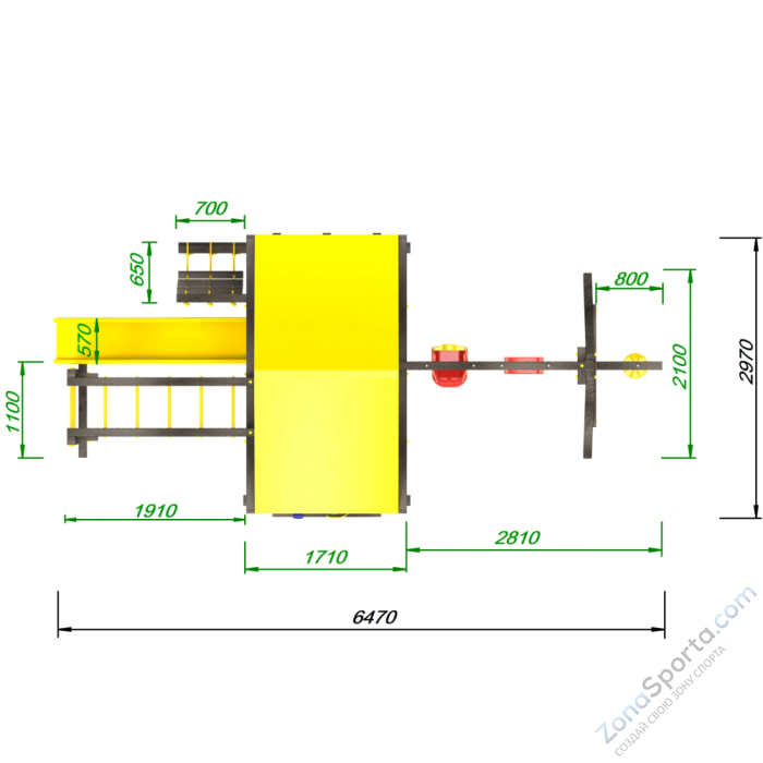 Детская площадка Пикник Black Неверлэнд