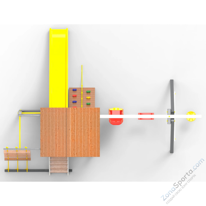 Детская площадка Пикник Ультра с турником и шведской стенкой