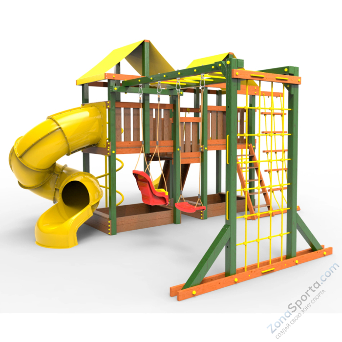 Детская площадка Пикник Вега Пацифик Light с винтовой трубой