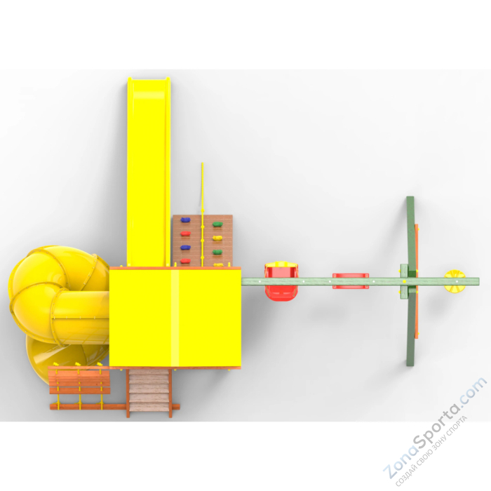 Детская площадка Пикник Вега с винтовой трубой