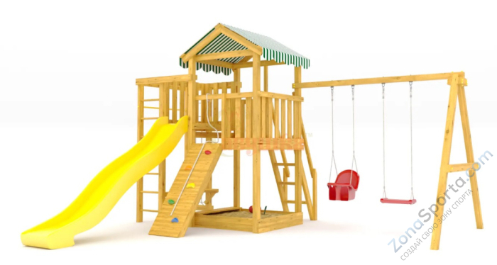 Детская площадка Савушка Мастер 3 Plus (горка 3 метра)