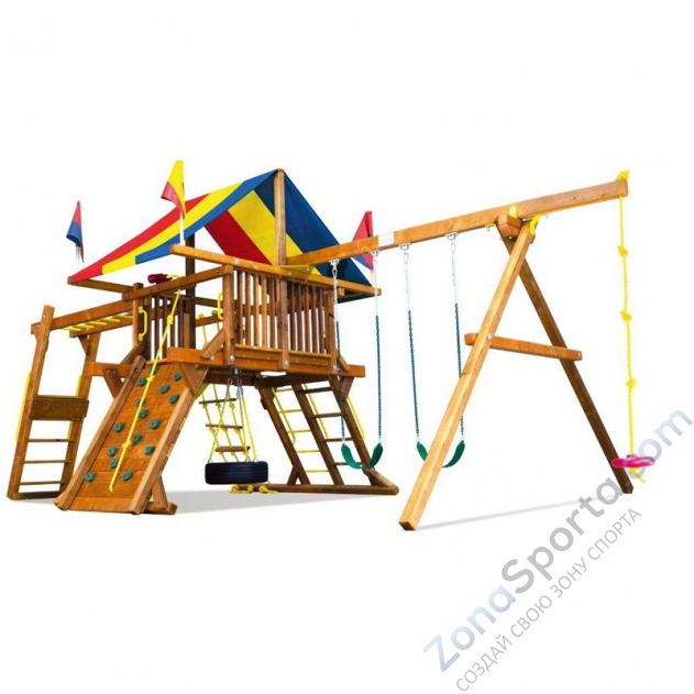 Детская игровая площадка Rainbow Play Systems Саншайн Кастл III Лайт Тент (Sunshine Castle Pkg III RYB Light)