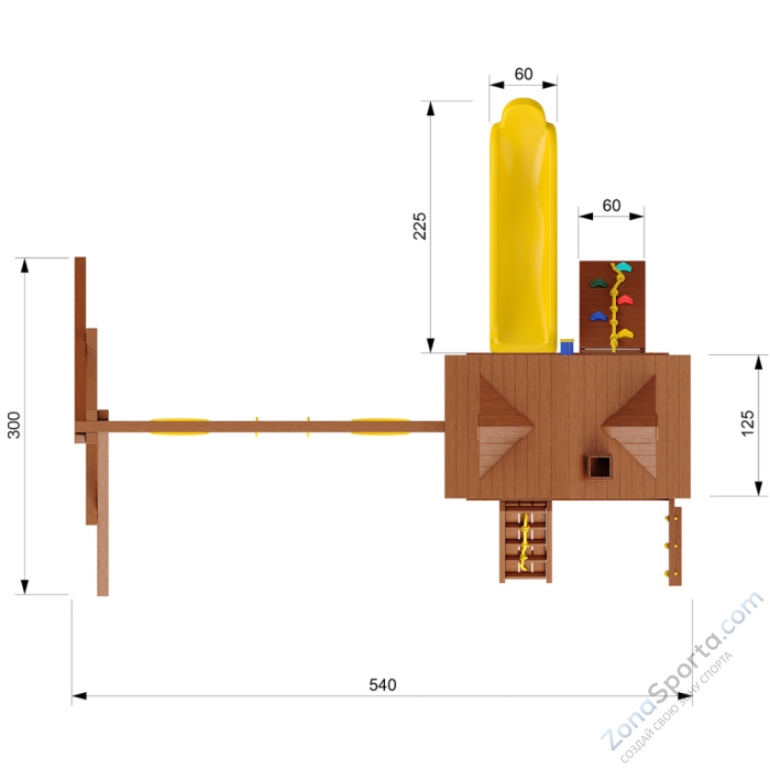 Детский игровой комплекс SunriseFort-1