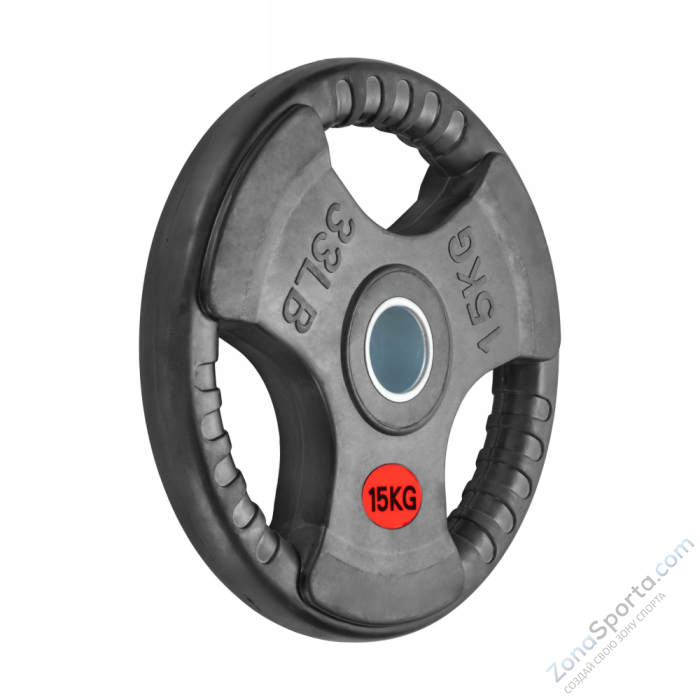 Диск 51 мм. обрезиненный 15 кг. VictoryFit VF-S511500