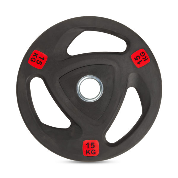 Диск 51 мм. обрезиненный с 3-мя хватами 15 кг VictoryFit VF-ST51150