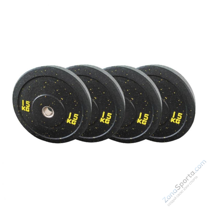 Диск бамперный черный 20 кг Fitex FTX-1037-20