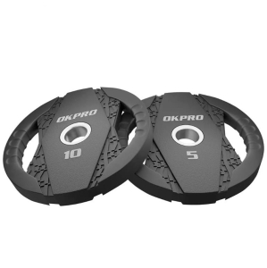 Диск олимпийский обрезиненный 10 кг OKPRO OK2005C-1000