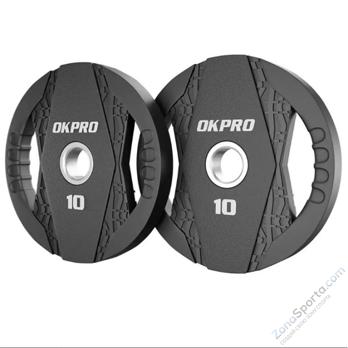 Диск олимпийский обрезиненный 20 кг OKPRO OK2005C-2000