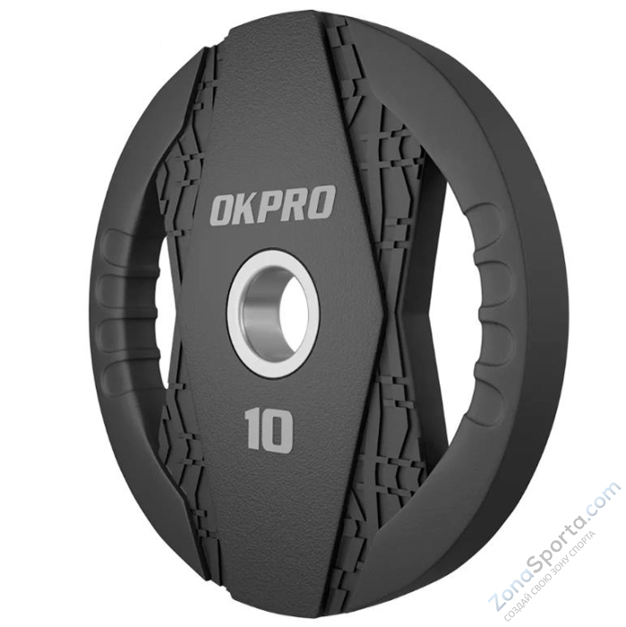 Диск олимпийский обрезиненный 5 кг OKPRO OK2005C-0500