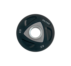 Диск олимпийский полиуретановый 2,5 кг OKPRO OK2037А-250-G