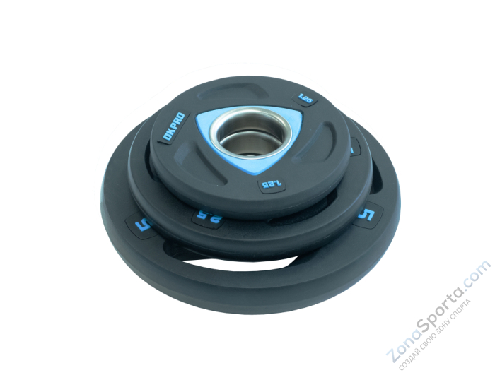 Диск олимпийский полиуретановый OKPRO OK2037-125 1,25 кг