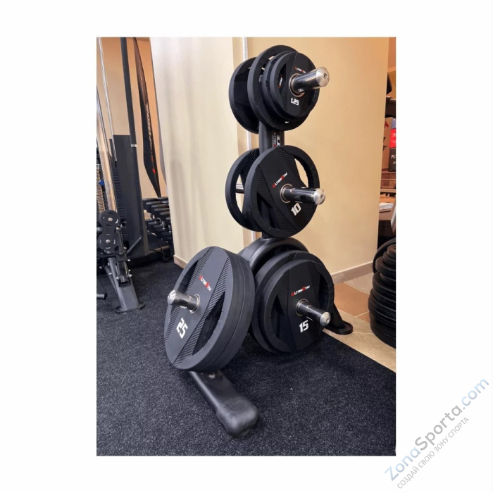 Диск полиуретановый с двумя хватами UltraGym UG2030С 5 кг 