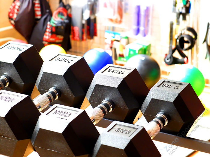 Гантель 32,5 кг гексагональная Original FitTools FT-HEX-32,5