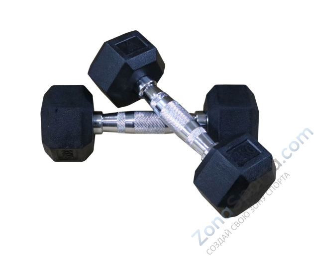 Гантели гексагональные 2 шт. по 9 кг DFC DB001-9