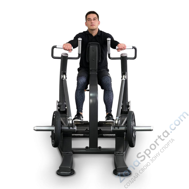 Гребная тяга на свободных весах AnyFit T04
