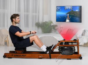 Гребной тренажер Unix Fit Wood Rower Light