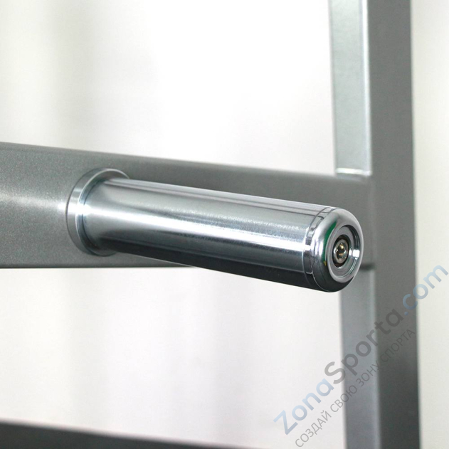 Грудной жим сидя на свободных весах Protrain 8214