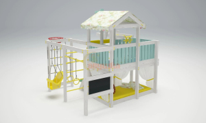 Игровой комплекс Савушка Baby 5 голубой
