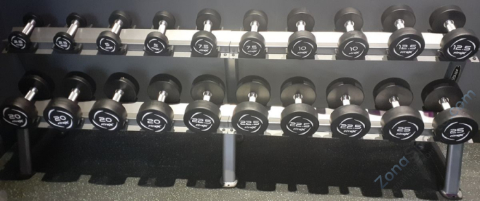 Комплект PVC гантелей 2,5-25 кг (10пар) Fitex FTX-312