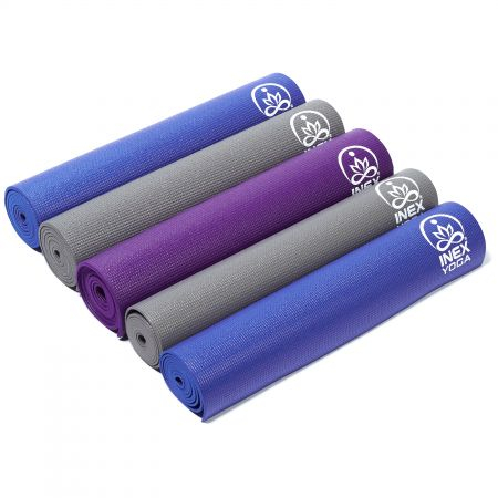 Коврик для йоги INEX Yoga Mat 170 x 60 x 0,6 см, изумрудно-зелёный