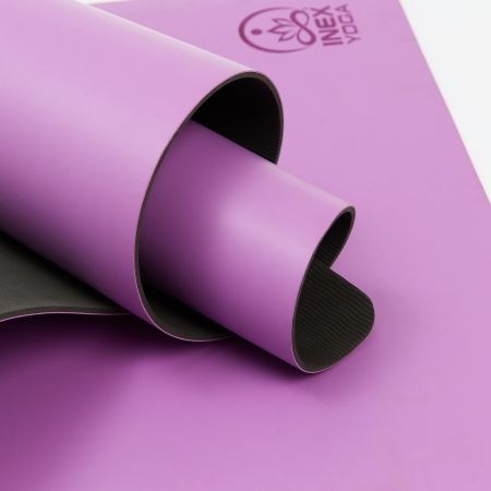 Коврик для йоги INEX Yoga PU Mat TPE полиуретан фиолетовый