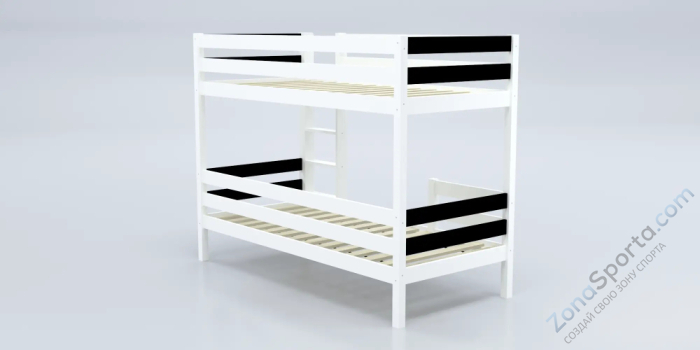 Кровать детская двухъярусная Савушка-01 90х200 Nero (черный)